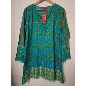 Pakistani Women's Kurti Size Large  16 , Designer Khaadi Pret